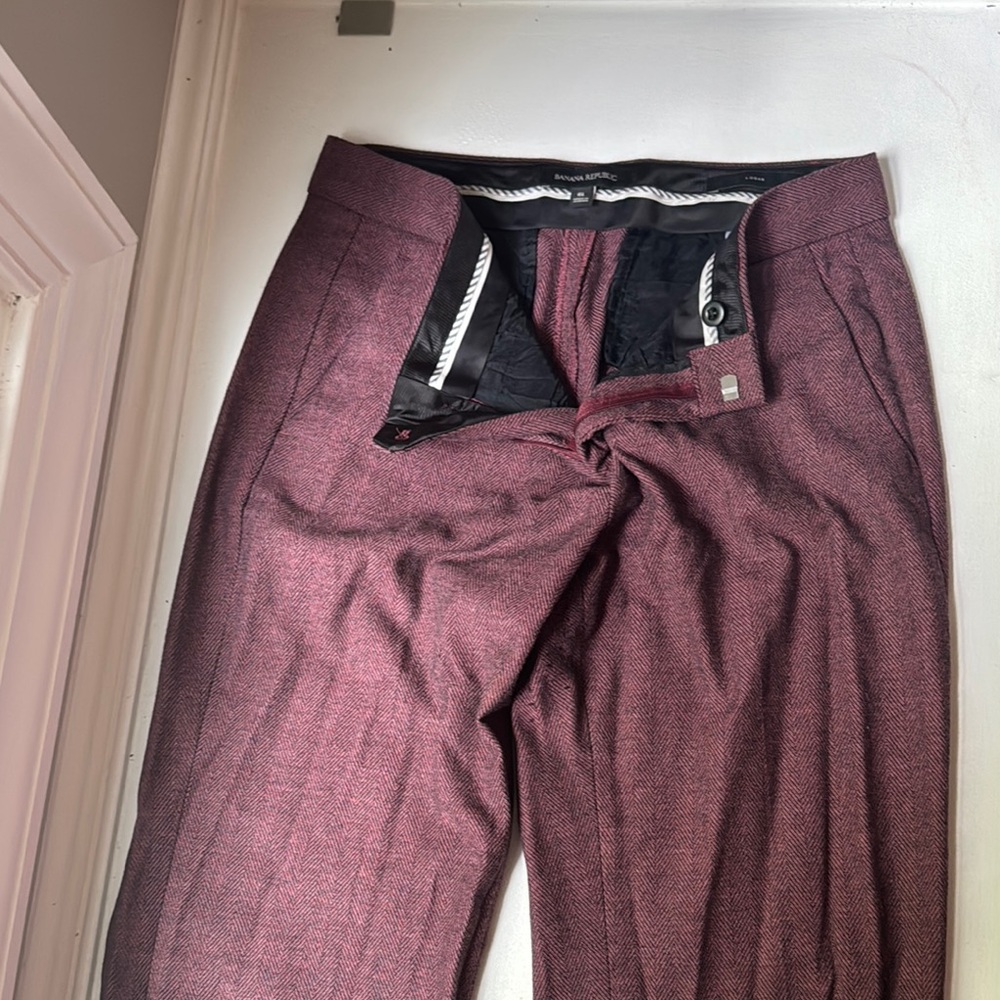 WoMen's Burgundy Dress Pants